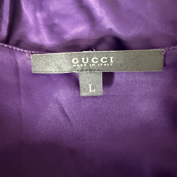 Gucci Plum Purple Tank top with Gucci Gold hardware -cp - Picture 3 of 10